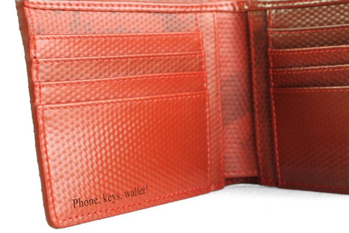 Billfold Wallet | Leather & Fire-hose from Elvis & Kresse