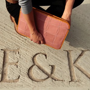 Laptop Sleeve  | Leather & Fire-hose from Elvis & Kresse
