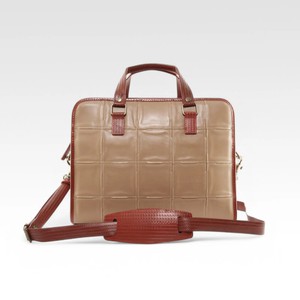 Compact Briefcase | Leather & Fire-hose from Elvis & Kresse