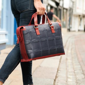 Metropolitan Bag | Leather & Fire-hose from Elvis & Kresse