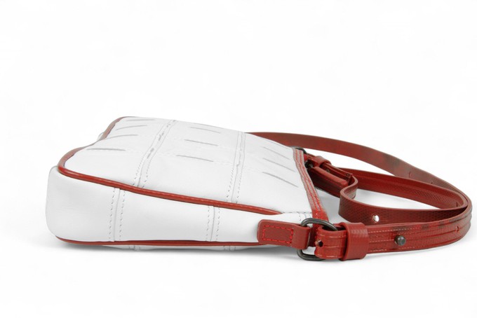 Crossbody Clutch Bag | Leather & Fire-hose from Elvis & Kresse