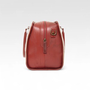 Large Post Bag | Leather & Fire-hose from Elvis & Kresse