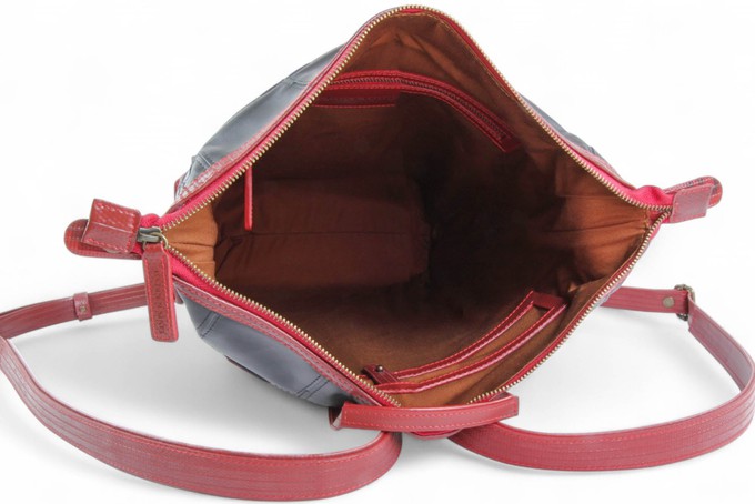 Large Backpack | Leather & Fire-hose from Elvis & Kresse