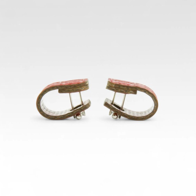 Wrap-Around Cufflinks | Fire-hose from Elvis & Kresse