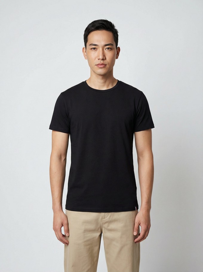 Made in France black T-shirt from ERVERTE Paris