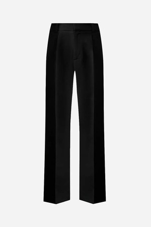 French-Made Thick Cold Wool Pleated High-Waisted Pants from ERVERTE Paris