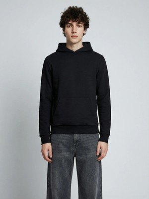 Made in France black hoodie from ERVERTE Paris