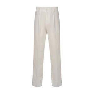 Linen White Pleated Pants from ERVERTE Paris