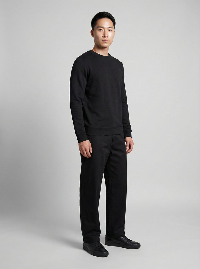 Made in France black sweatshirt from ERVERTE Paris