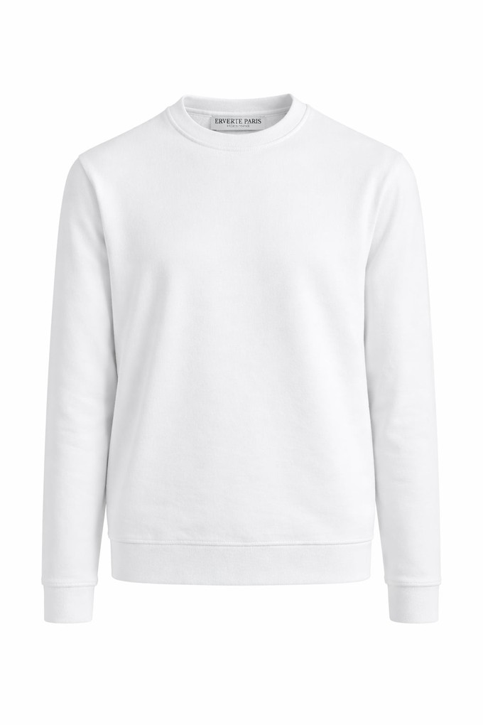 Made in France white sweatshirt from ERVERTE Paris