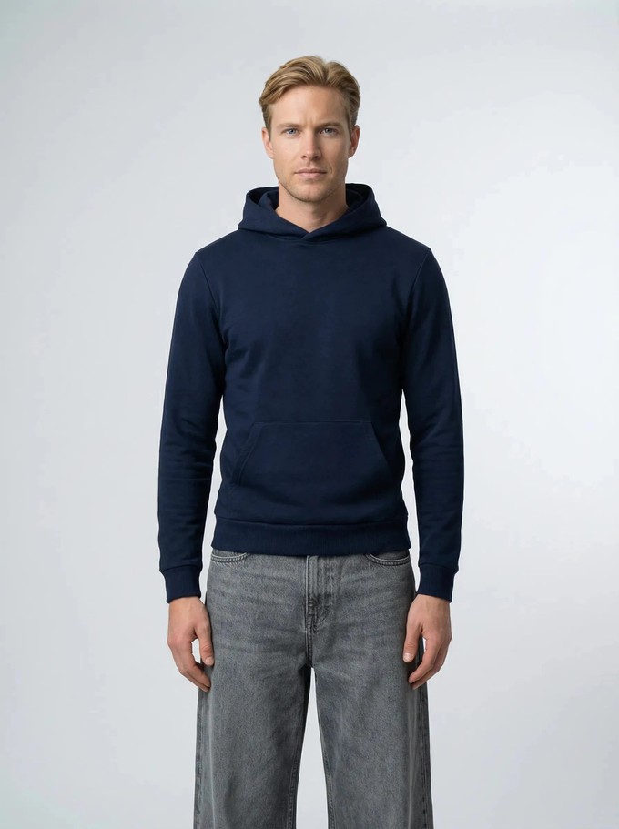 Made in France navy blue hoodie from ERVERTE Paris