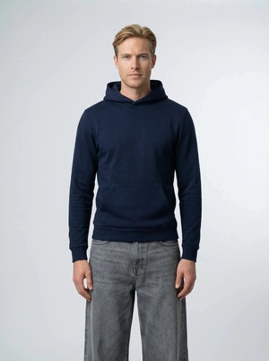 Made in France navy blue hoodie from ERVERTE Paris