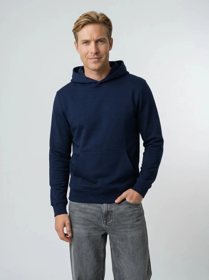 Made in France navy blue hoodie from ERVERTE Paris