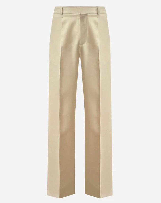 French-Made Thick Cold Wool Pleated High-Waisted Pants from ERVERTE Paris