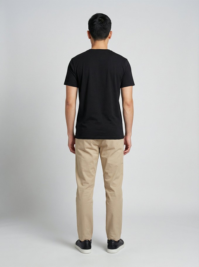 Made in France black T-shirt from ERVERTE Paris