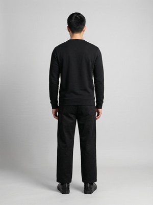 Made in France black sweatshirt from ERVERTE Paris