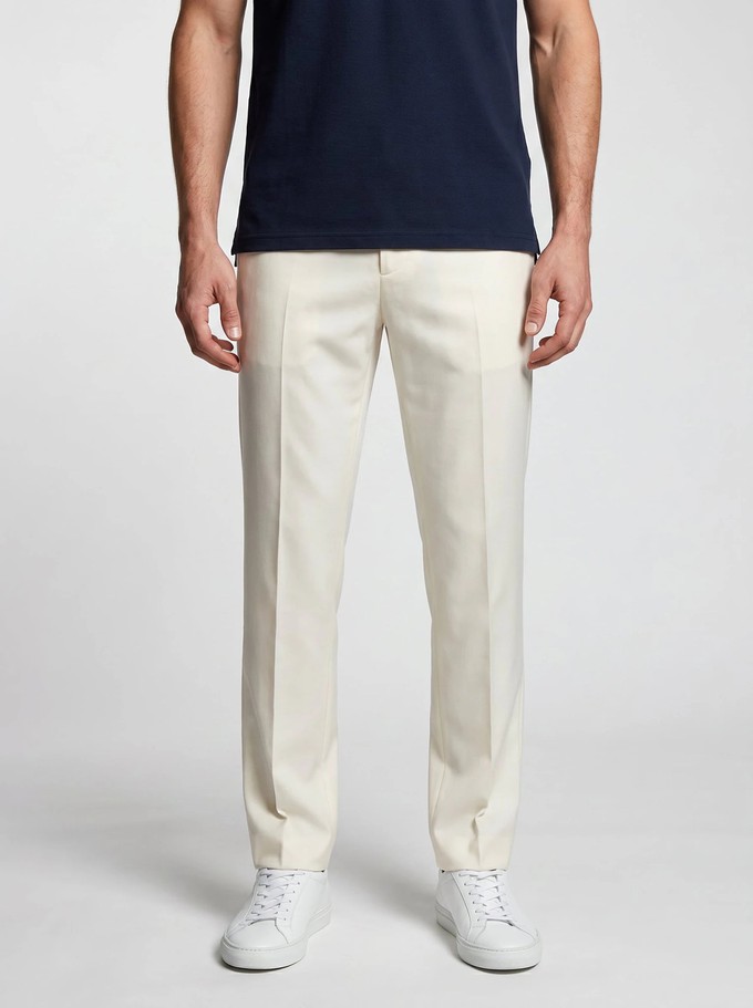 Straight Cut Pants - 100% Thick Cotton, Made in France from ERVERTE Paris