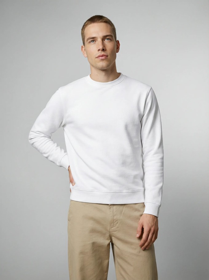 Made in France white sweatshirt from ERVERTE Paris