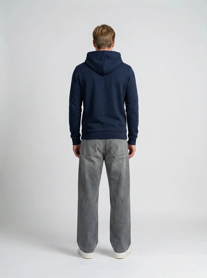 Made in France navy blue hoodie from ERVERTE Paris
