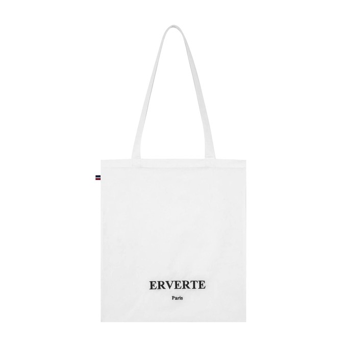 Made in France white Tote bag from ERVERTE Paris