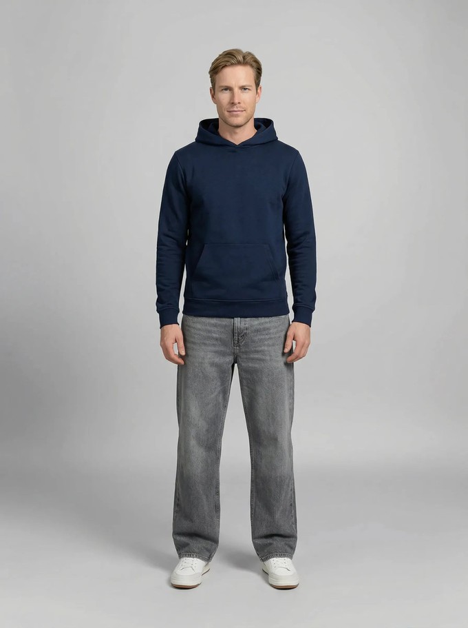 Made in France navy blue hoodie from ERVERTE Paris