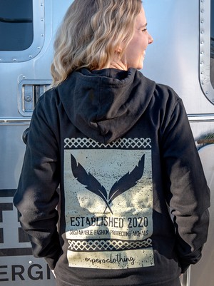 Damenhoodie Icon mit Backprint from espero