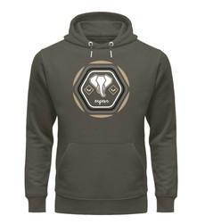 Herrenhoodie Tyke Free Khaki via espero