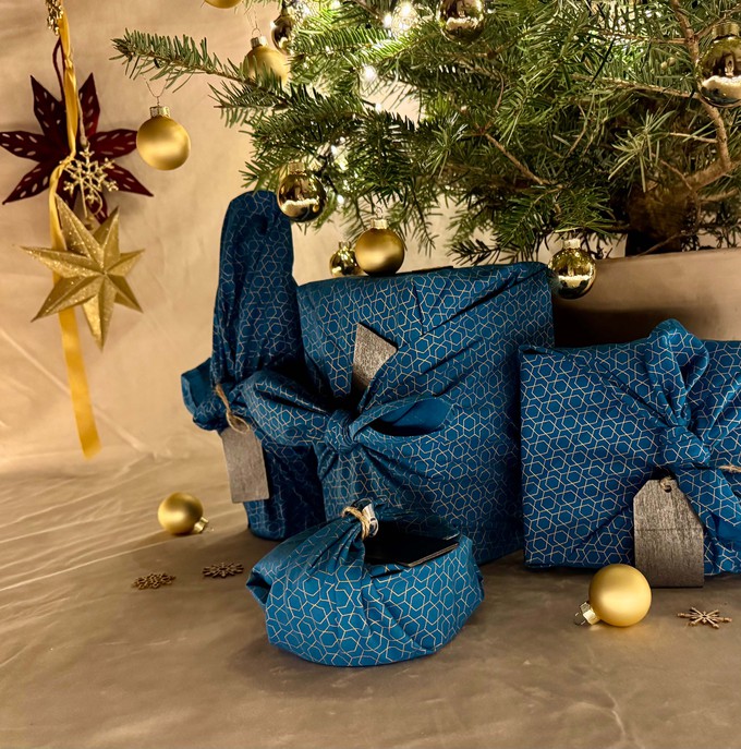 Furoshiki Ocean FabRap™ - Fabric Gift Wrap from FabRap