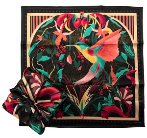 Furoshiki - Jewel Bloom - Silk - FabRap from FabRap
