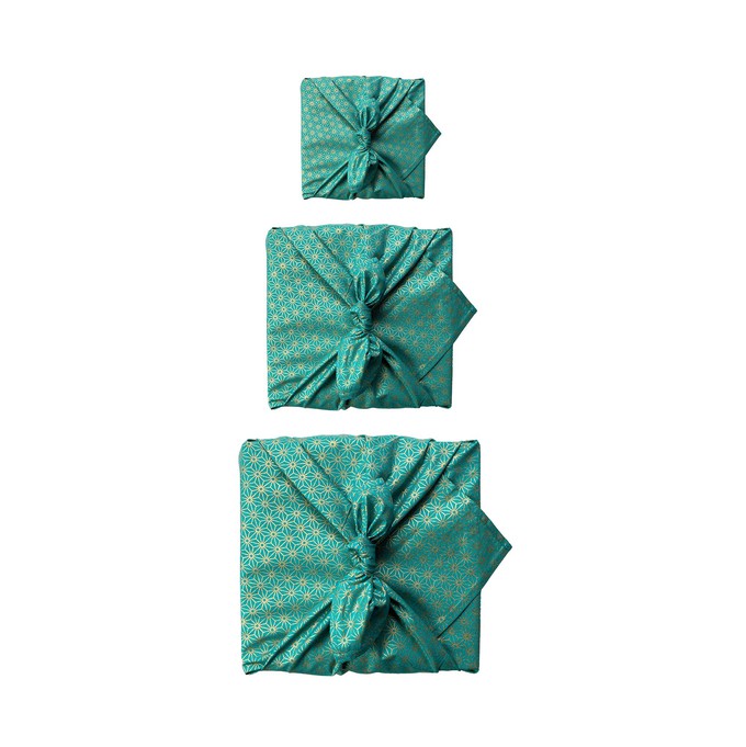 Fabric Gift Wrap Furoshiki Cloth - 3  Pack Single Sided Bundle from FabRap