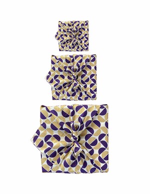 Gold Moons Fabric Gift Wrap Furoshiki Cloth - Single Sided from FabRap