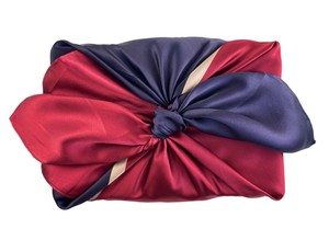 Furoshiki - Ruby Midnight - SILK FabRap Gift Wrapping from FabRap
