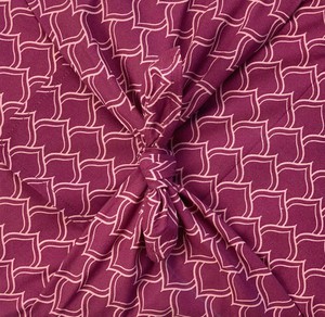 Furoshiki Gift Wrap Burgundy Arches Fabric Gift Wrap from FabRap