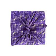 Plum Diamonds Fabric Gift Wrap Furoshiki Cloth - Single Sided from FabRap