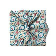 Teal Fabric Gift Wrap Furoshiki Cloth - Single Sided via FabRap