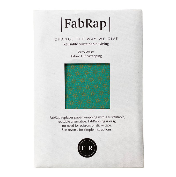Furoshiki Gift Wrap Jade Fabric Gift Wrap from FabRap