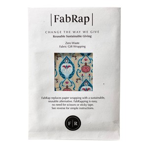 Teal Fabric Gift Wrap Furoshiki Cloth - Single Sided from FabRap