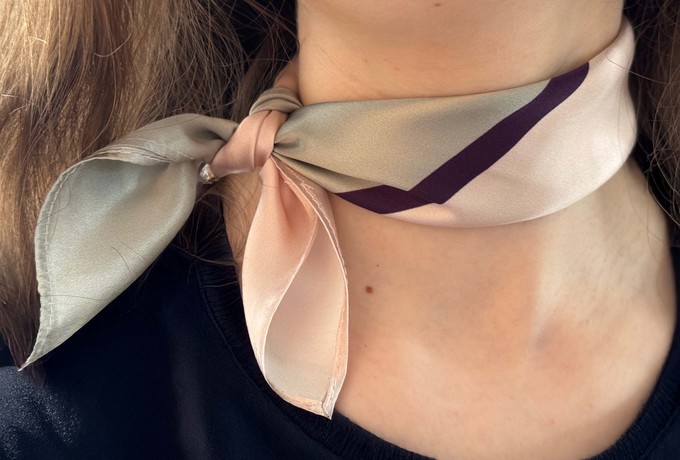 Furoshiki - Pistachio Crunch - SILK FabRap Gift Wrapping from FabRap