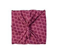 Maroon Arches Fabric Gift Wrap Furoshiki Cloth - Single Sided from FabRap