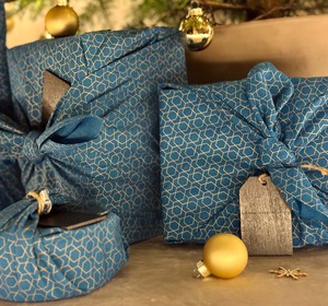 Furoshiki Ocean FabRap™ - Fabric Gift Wrap from FabRap
