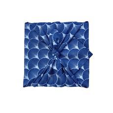 Indigo Fans Fabric Gift Wrap Furoshiki Cloth - Single Sided via FabRap