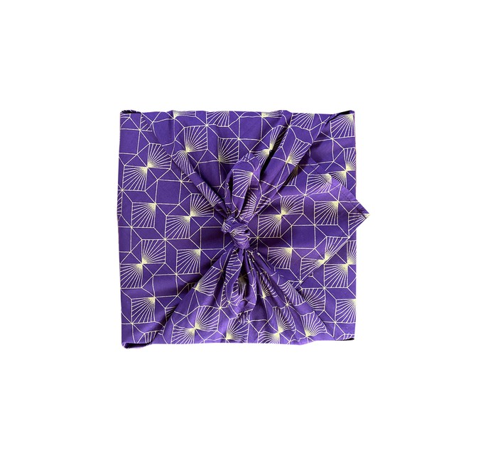 Furoshiki Gift Wrap Plum Diamonds FabRap™ - Fabric Gift Wrap from FabRap