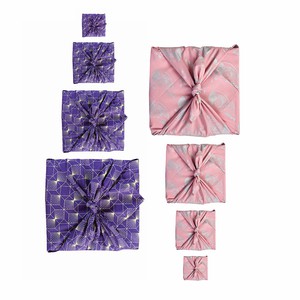 Furoshiki Chic - Plum Diamonds & Blush Whales 8 piece set from FabRap