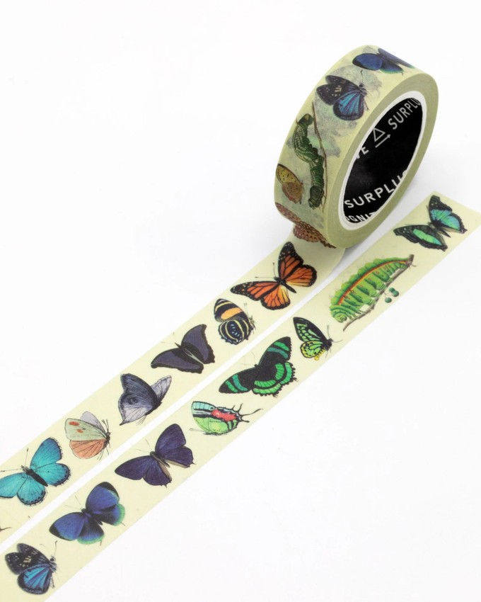 Washi tape butterflies from Fairy Positron