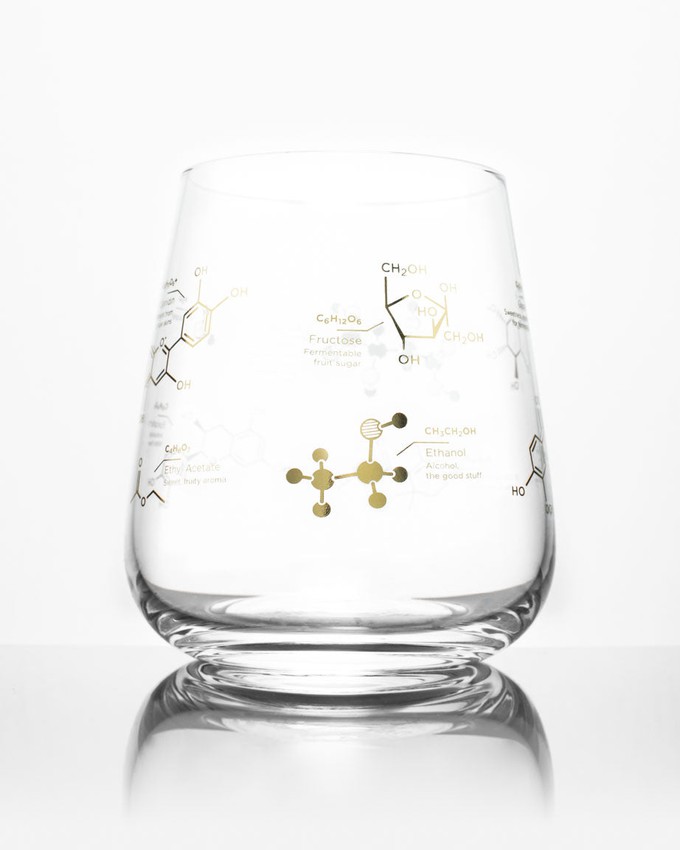 Wijnglas "The chemistry of wine" from Fairy Positron