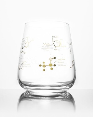 Wine glass "The chemistry of wine" from Fairy Positron
