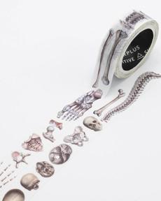 Washi tape skeleton via Fairy Positron