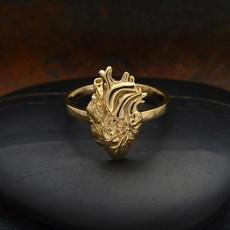 Bronze ring anatomical heart from Fairy Positron