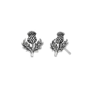 Zilveren oorbellen distel from Fairy Positron