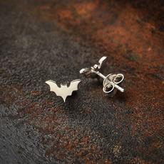Silver earrings bats (studs) from Fairy Positron